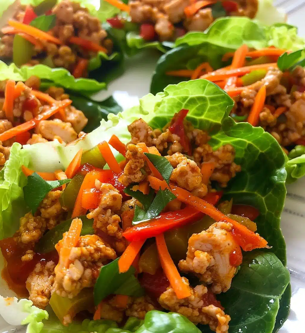 Spicy Chicken Lettuce Cups - detail 1