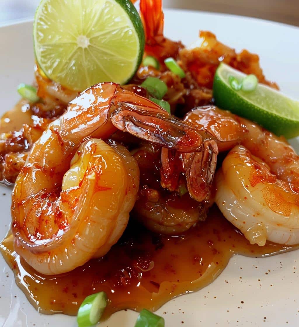 Spicy Honey Garlic Shrimp