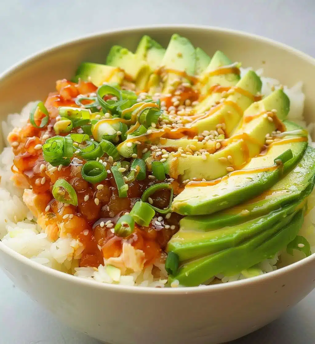 Spicy Tuna Avocado Rice Bowl - detail 1