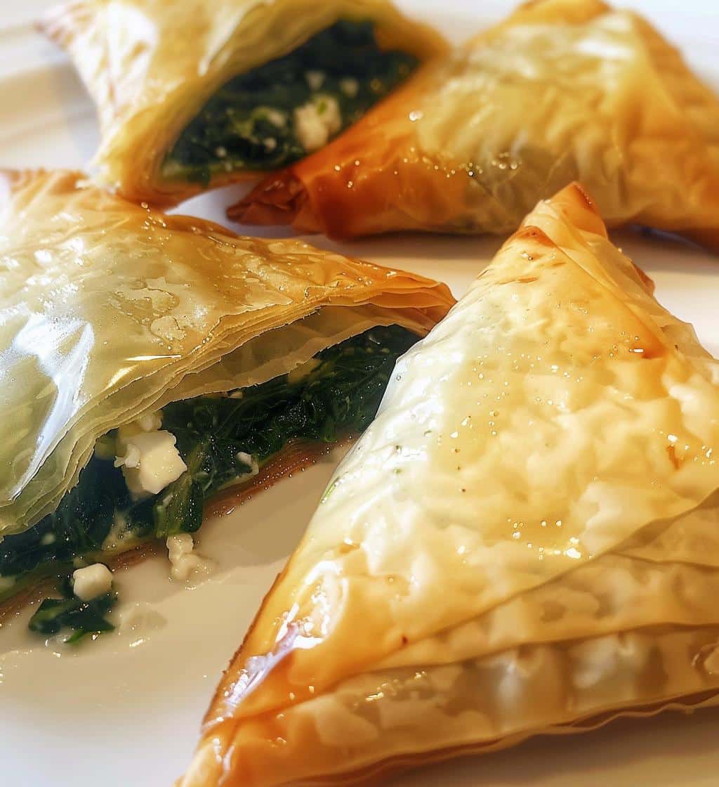 Spinach & Feta Phyllo Triangles