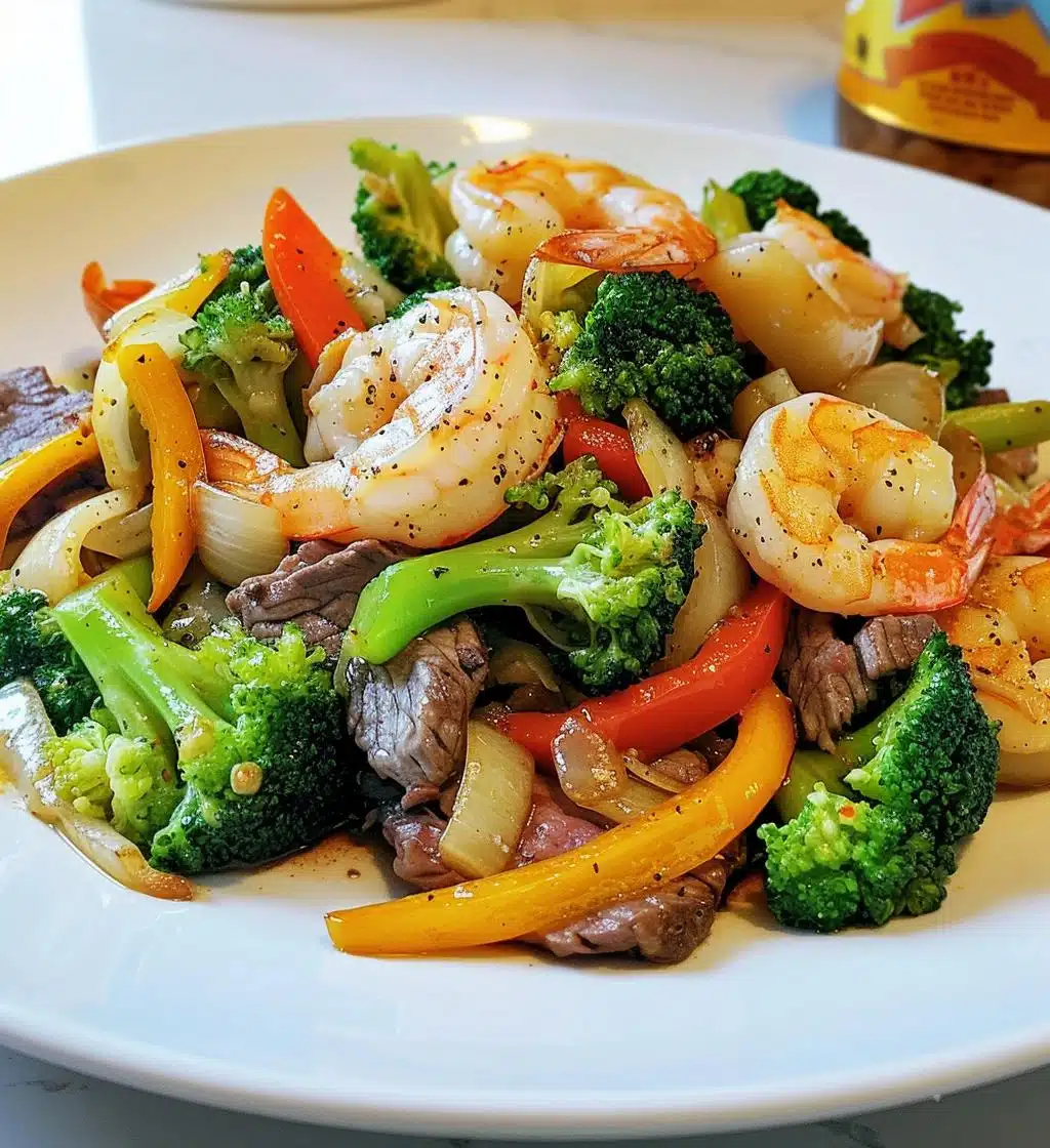 Steak and Shrimp Stir Fry - detail 1