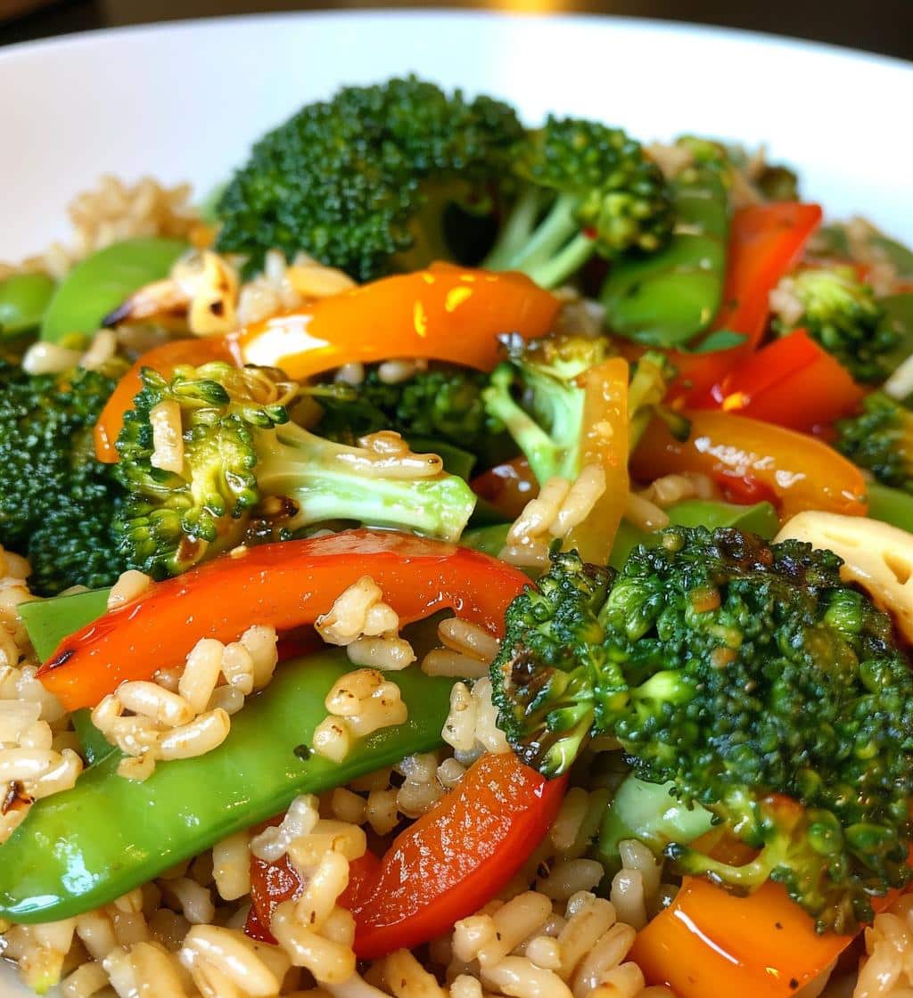 Stir-Fry Veggies with Brown Rice - detail 1