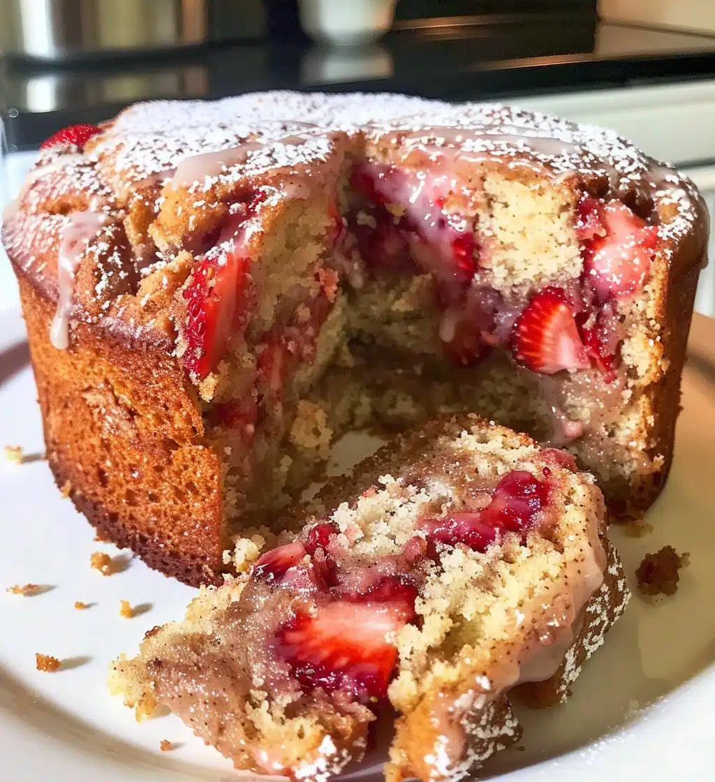 Strawberry Honeybun Cake - detail 1