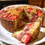 Strawberry Honeybun Cake