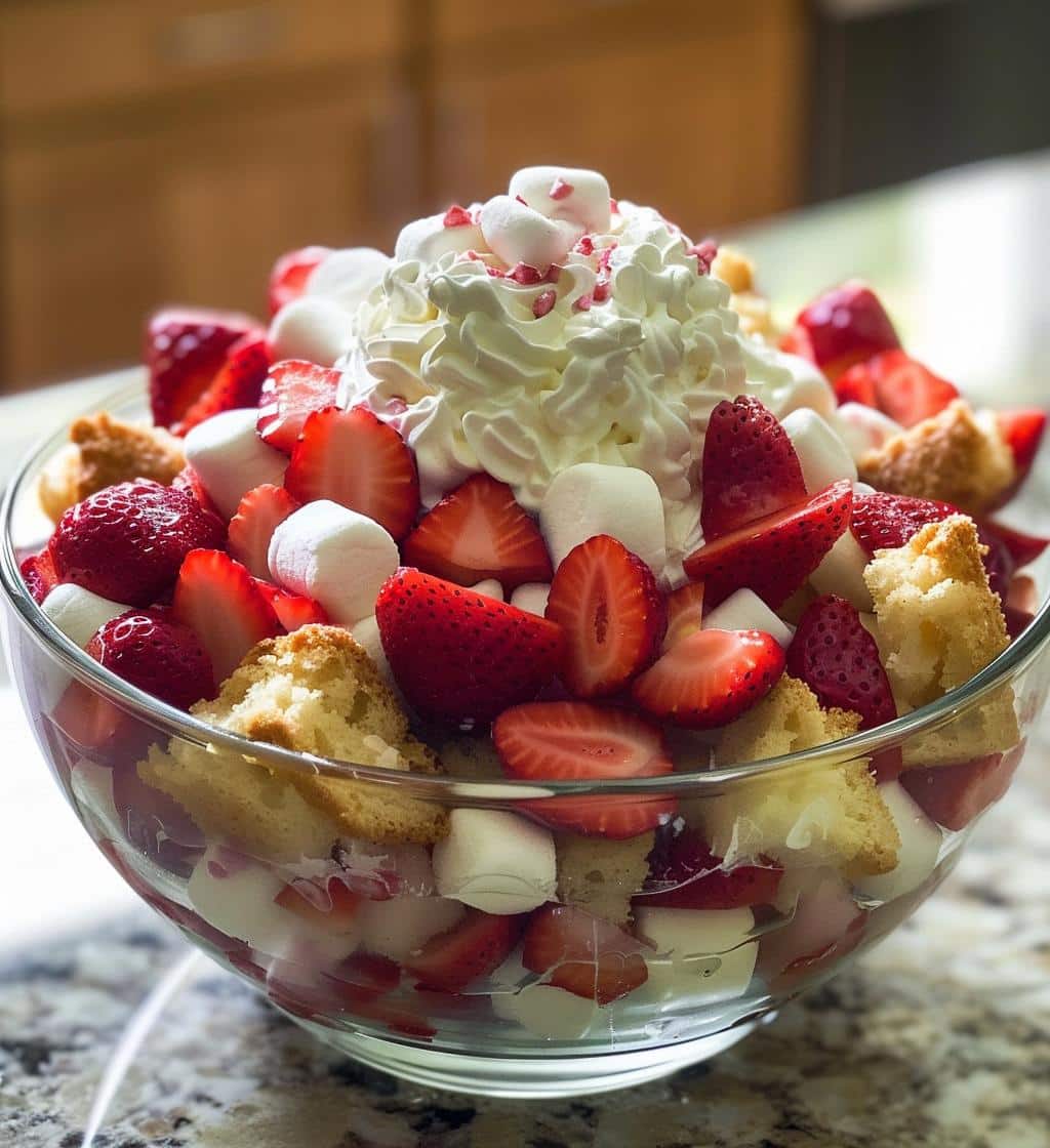 Strawberry Shortcake Fluff Salad - detail 1