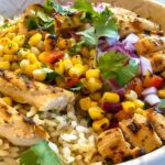 Street Corn Chicken Rice Bowl