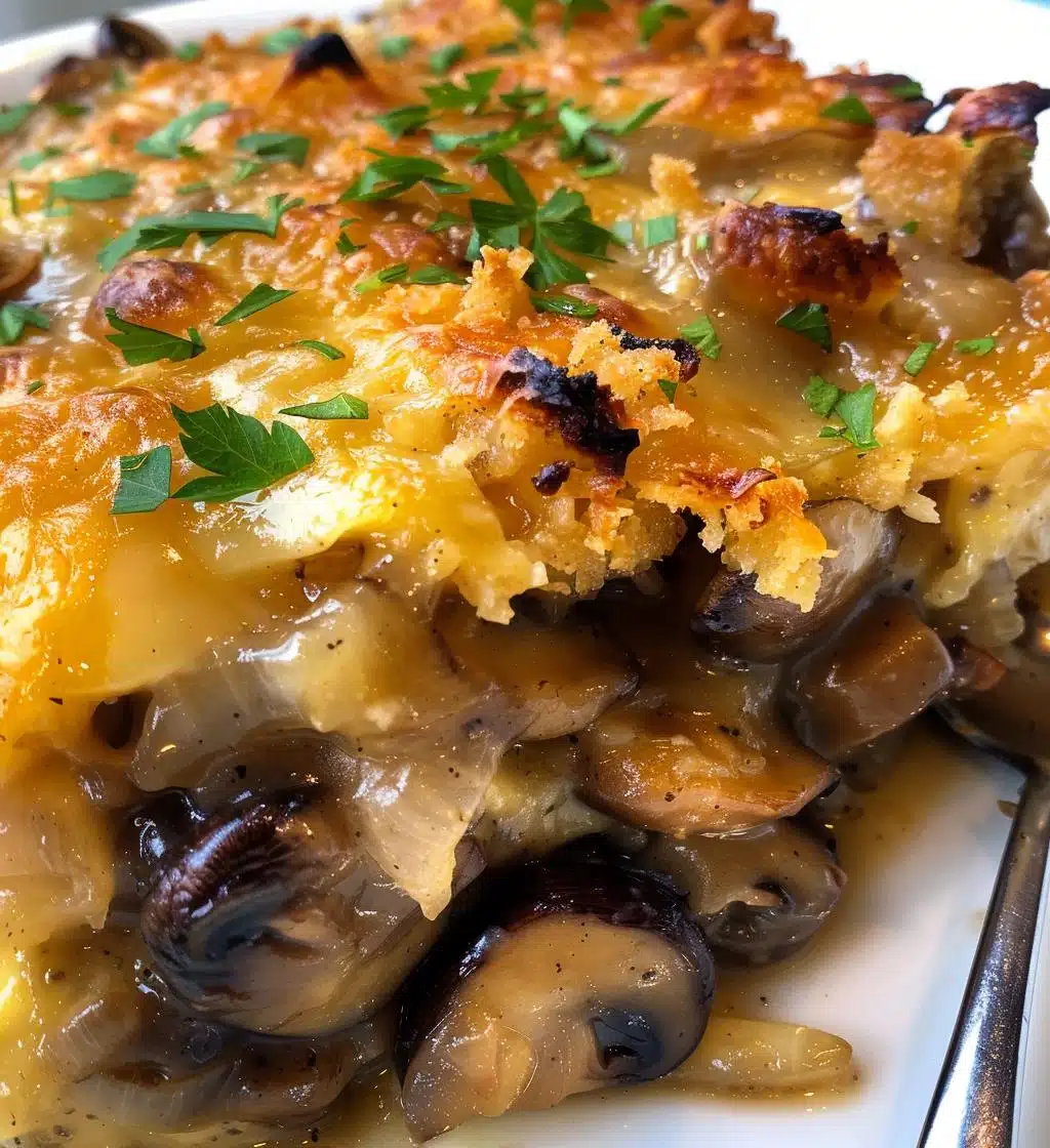 Stuffed Mushroom Casserole - detail 1