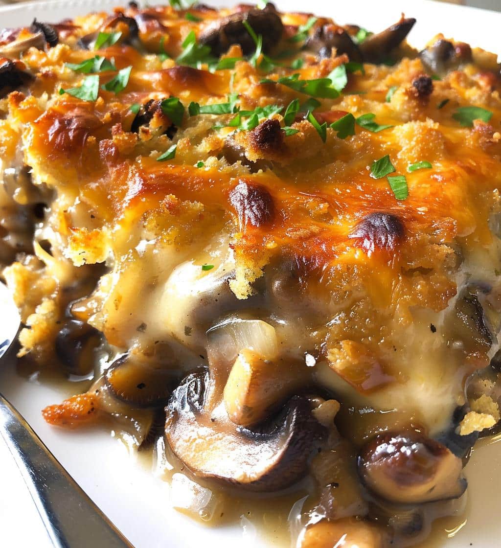 Stuffed Mushroom Casserole