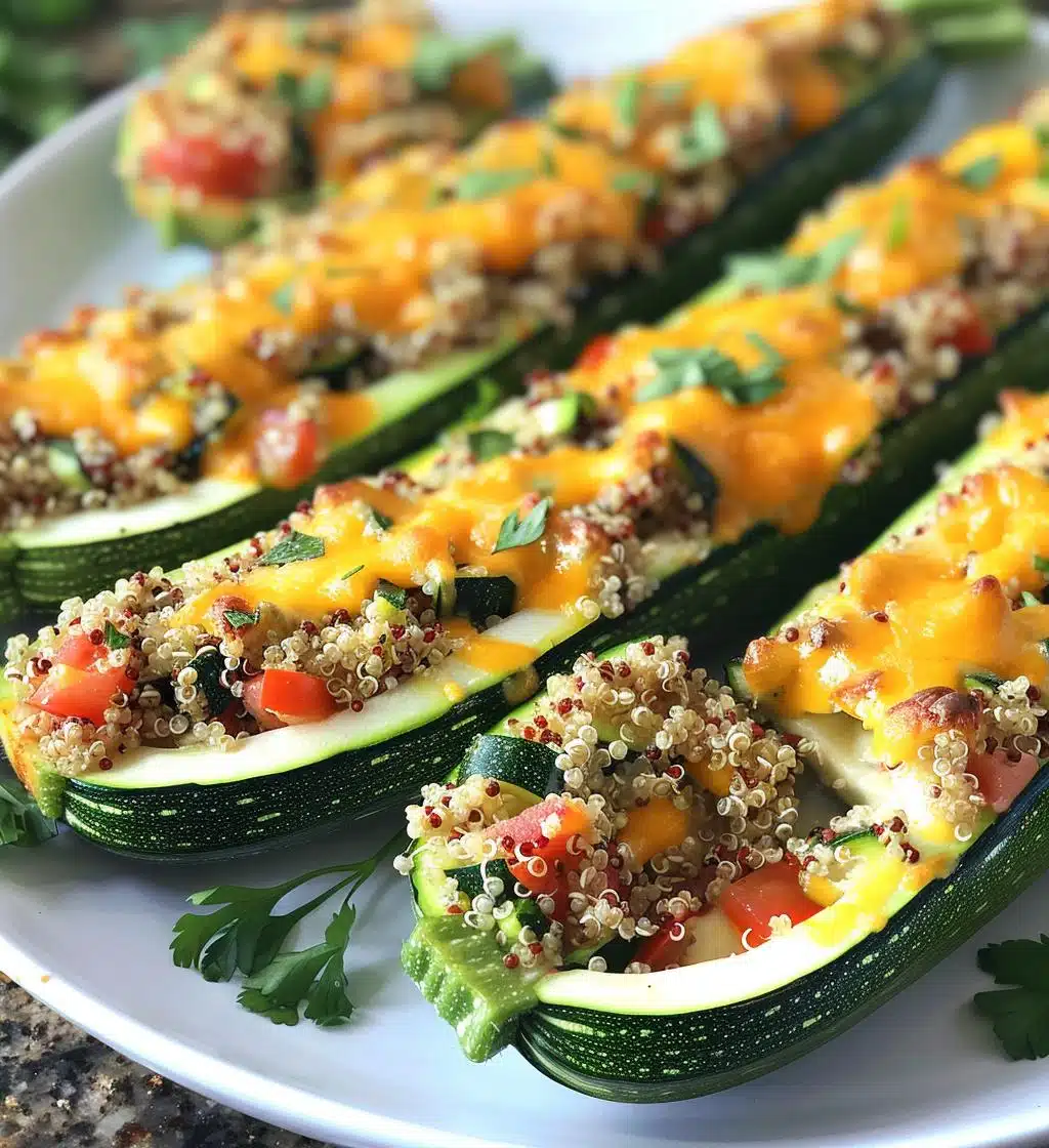 Stuffed Zucchini Boats - detail 1