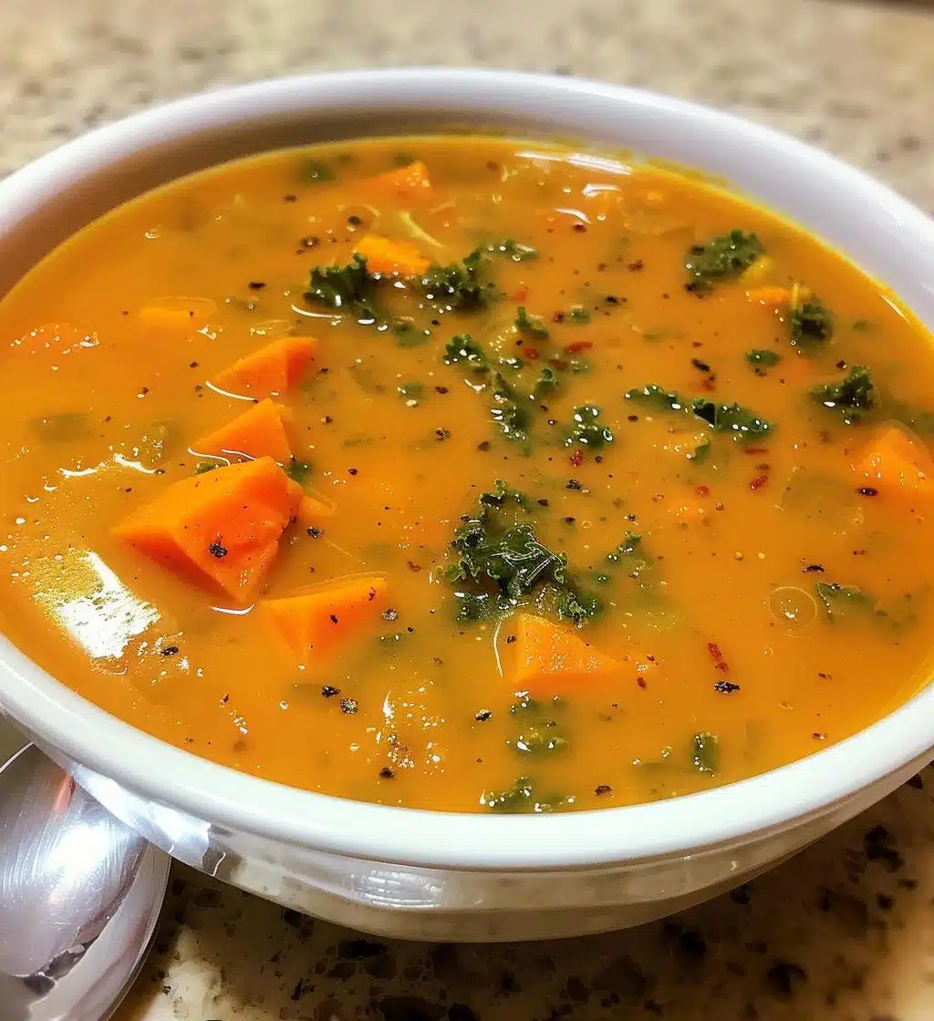 Sweet Potato & Kale Soup - detail 1