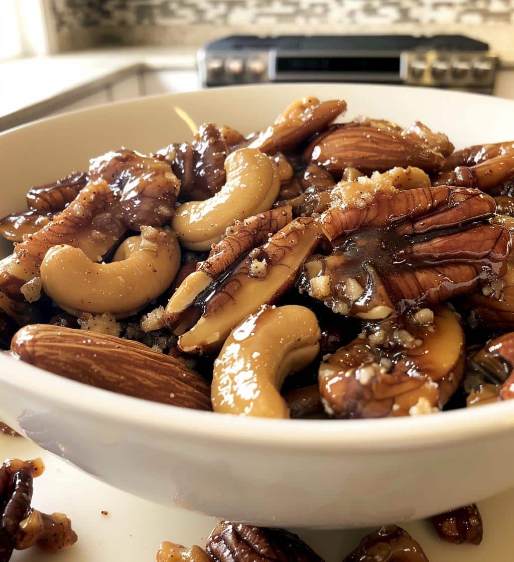 Sweet & Spicy Candied Nuts