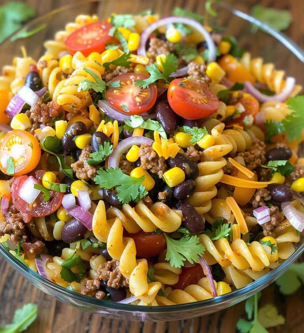 Taco Pasta Salad - detail 1