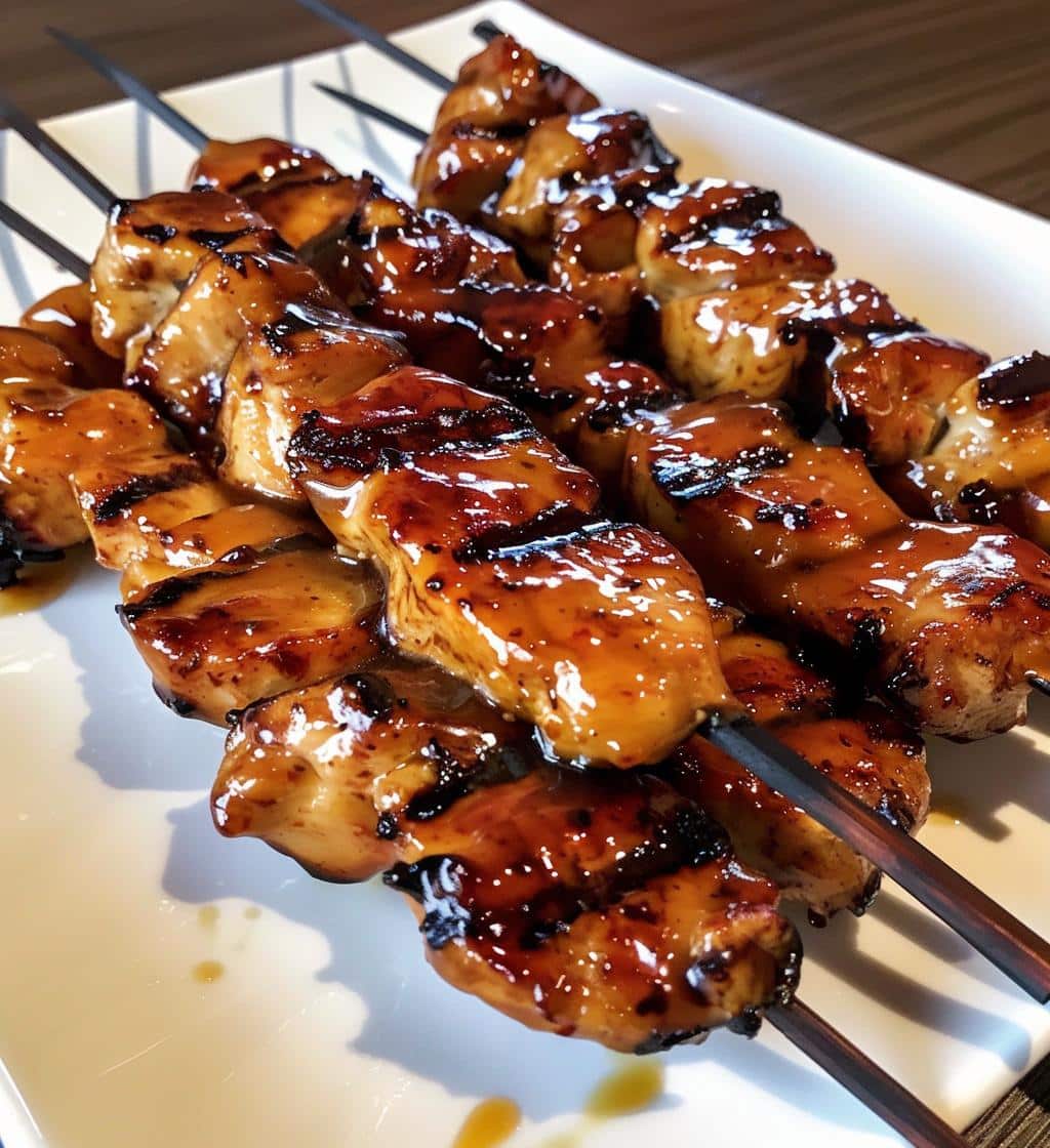 Teriyaki Chicken Skewers