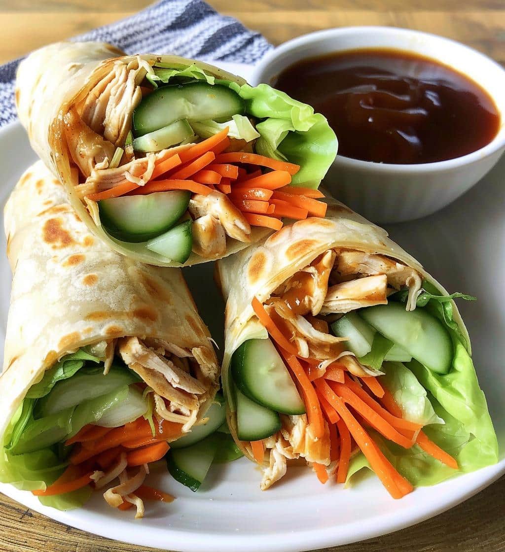 Teriyaki Chicken Wraps