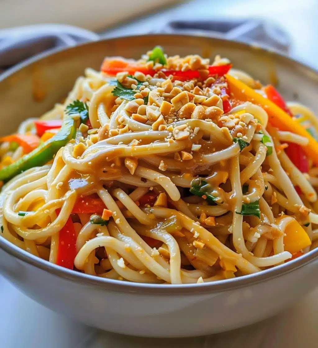 Thai Peanut Noodles - detail 1