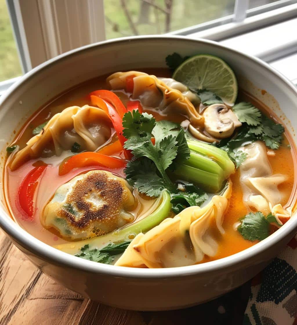 Thai Potsticker Soup