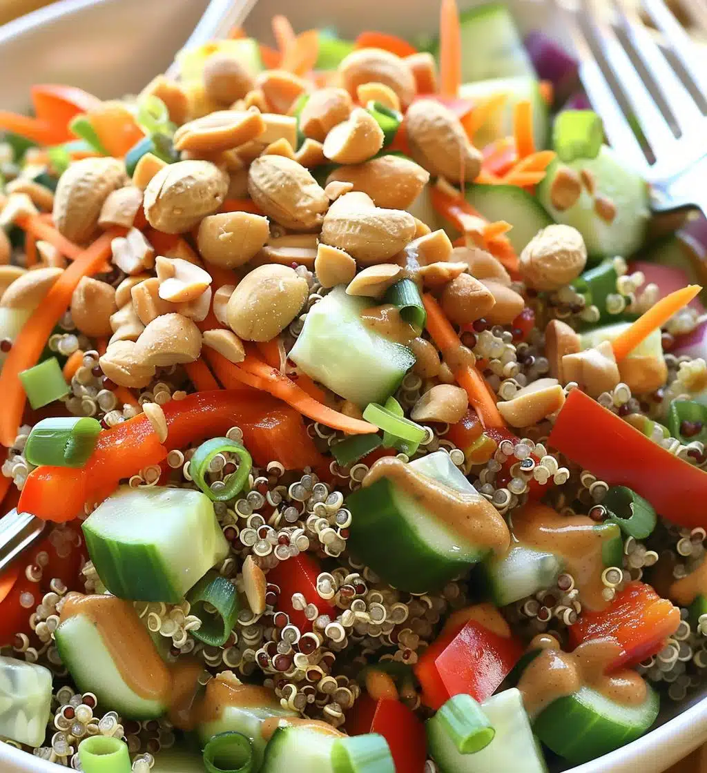 Thai Quinoa Peanut Salad - detail 1