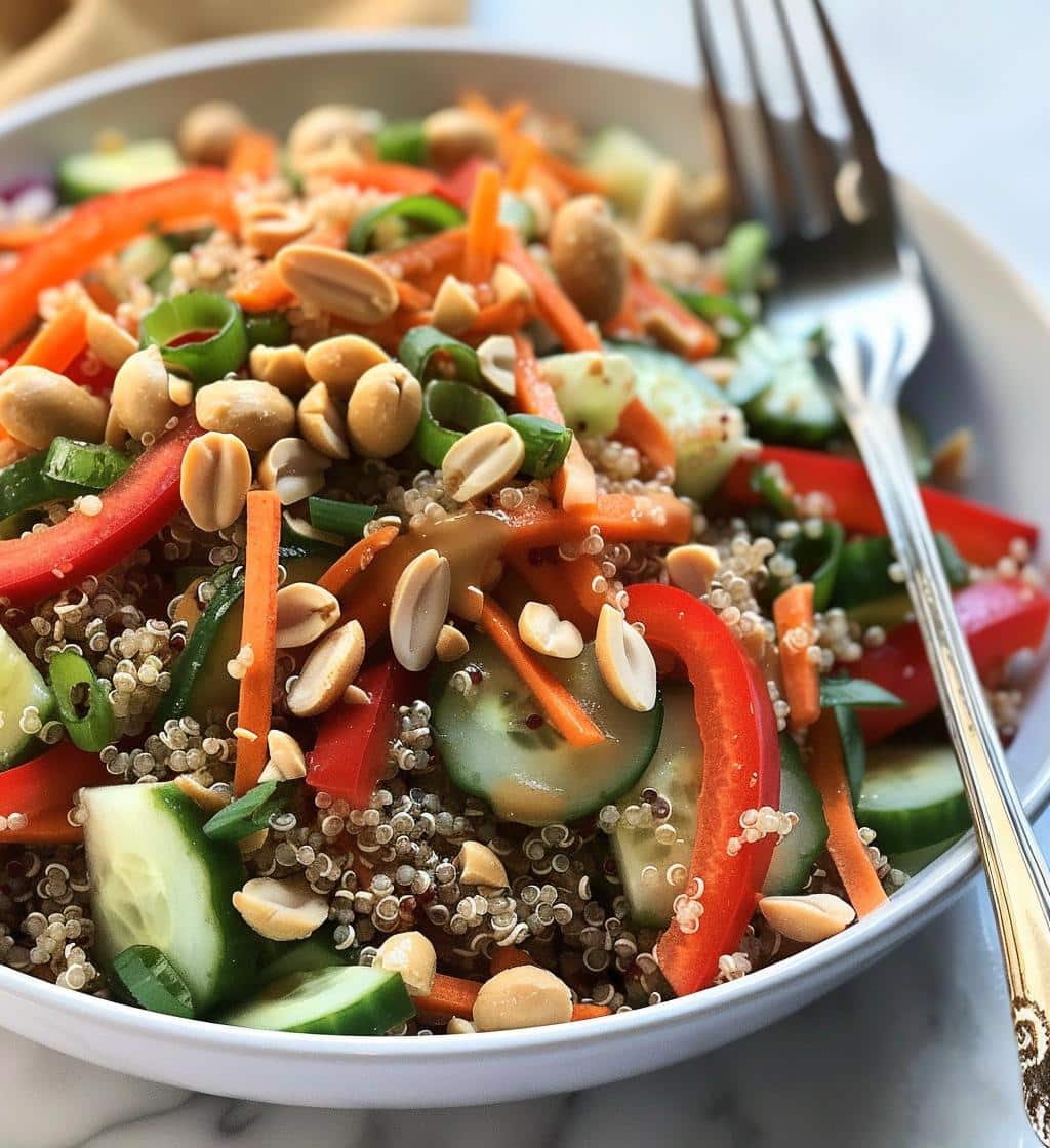 Thai Quinoa Peanut Salad