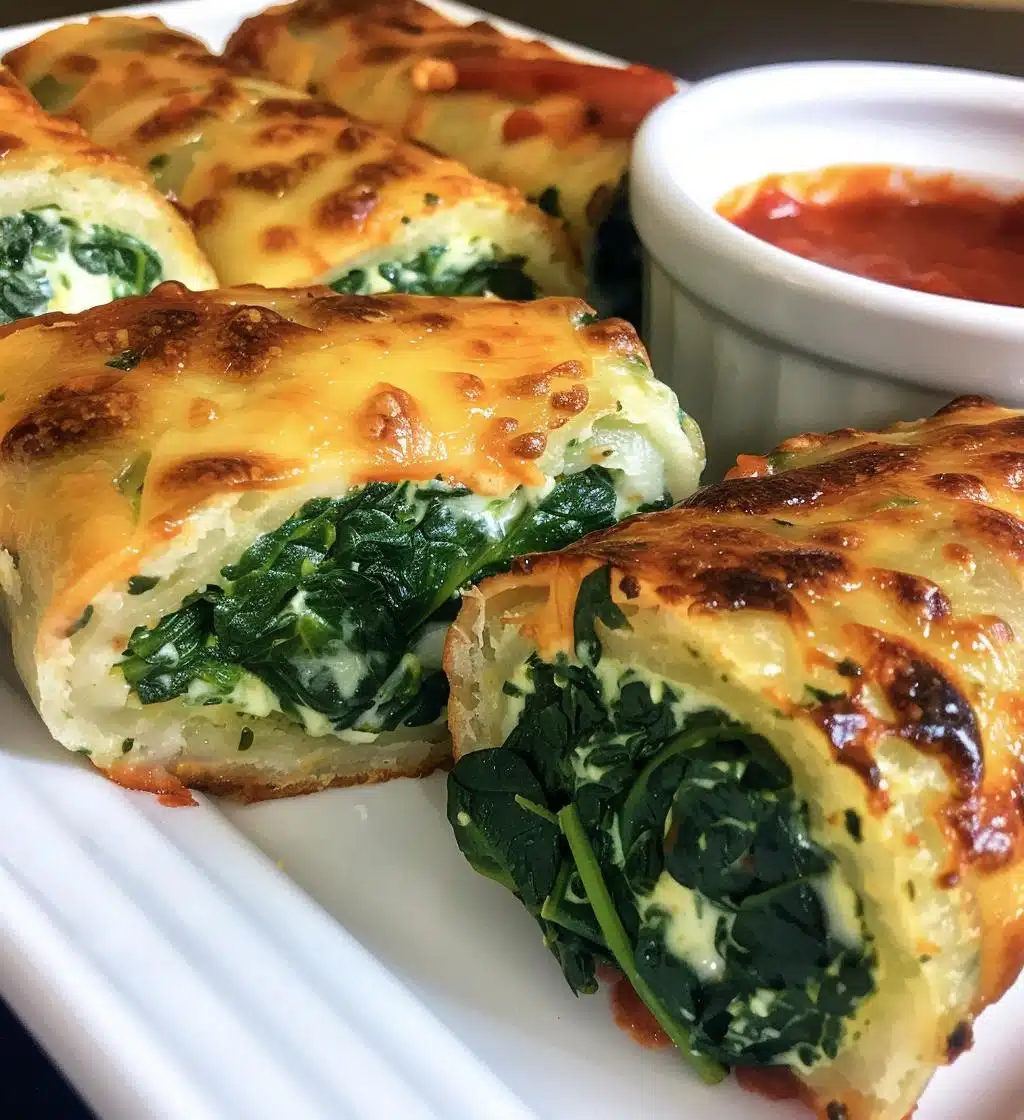 Three-Cheese Spinach Roll-Ups - detail 1
