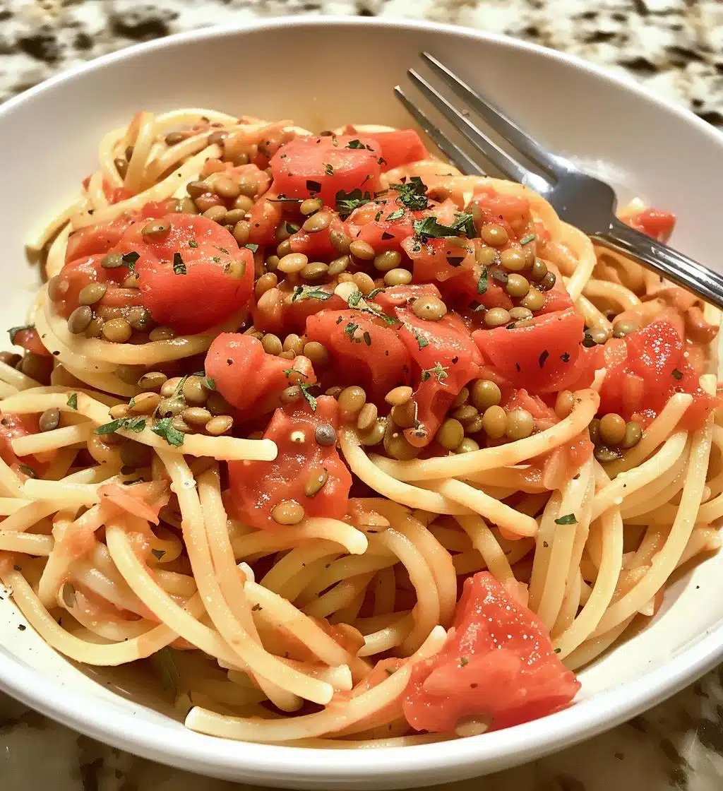 Tomato Lentil Pasta - detail 1