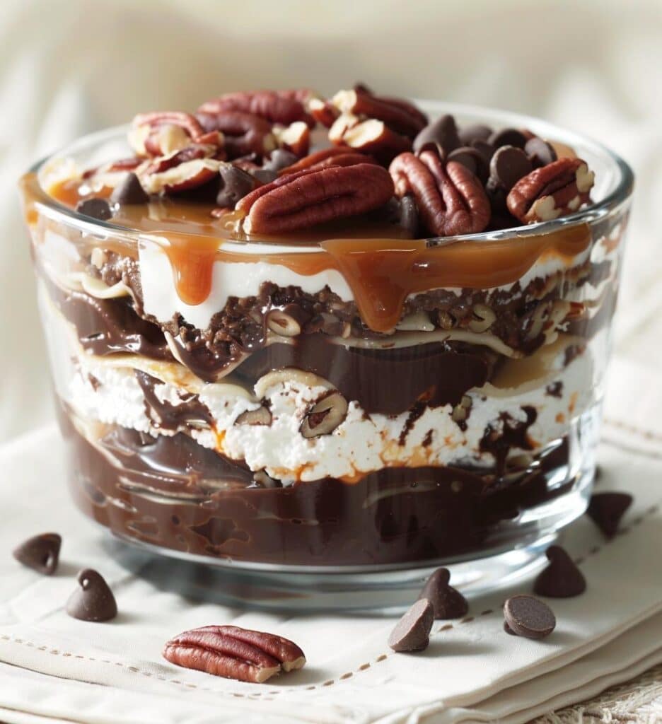 Turtle Lasagna Dessert