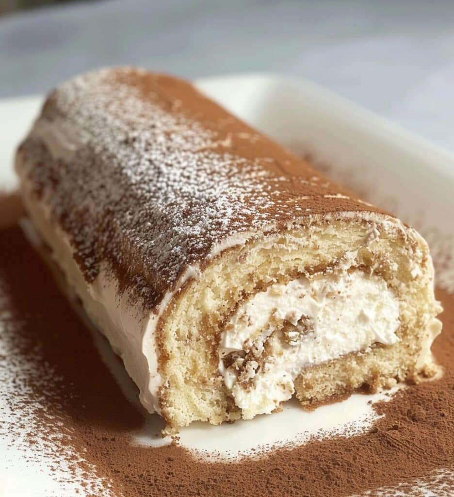 Vanilla yule log