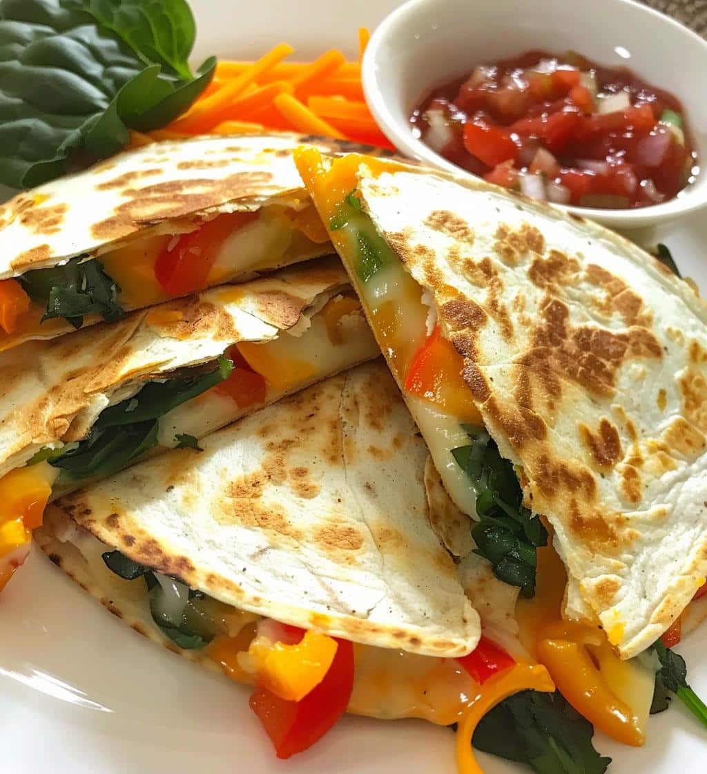 Veggie & Cheese Quesadilla Dinner