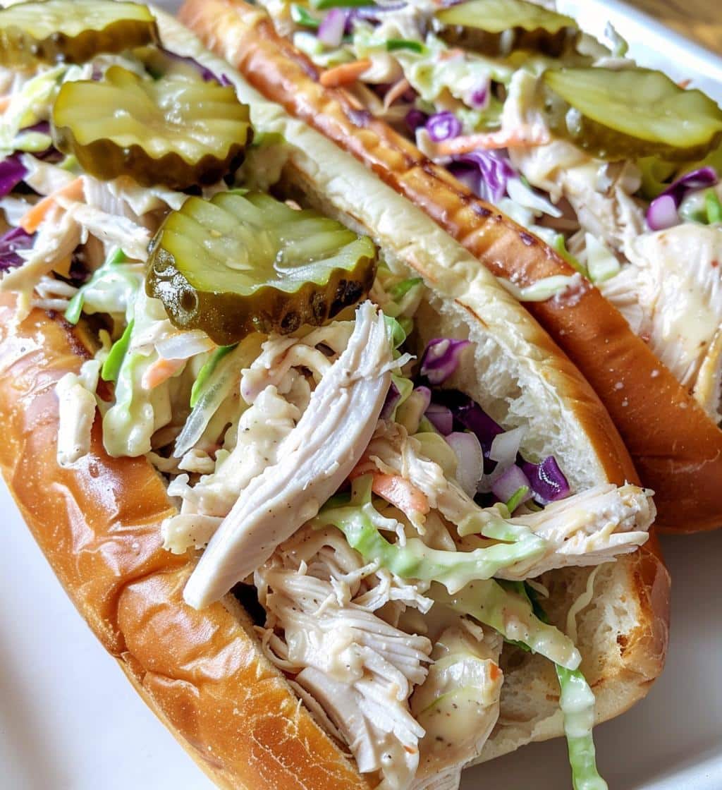 White BBQ Chicken Subs