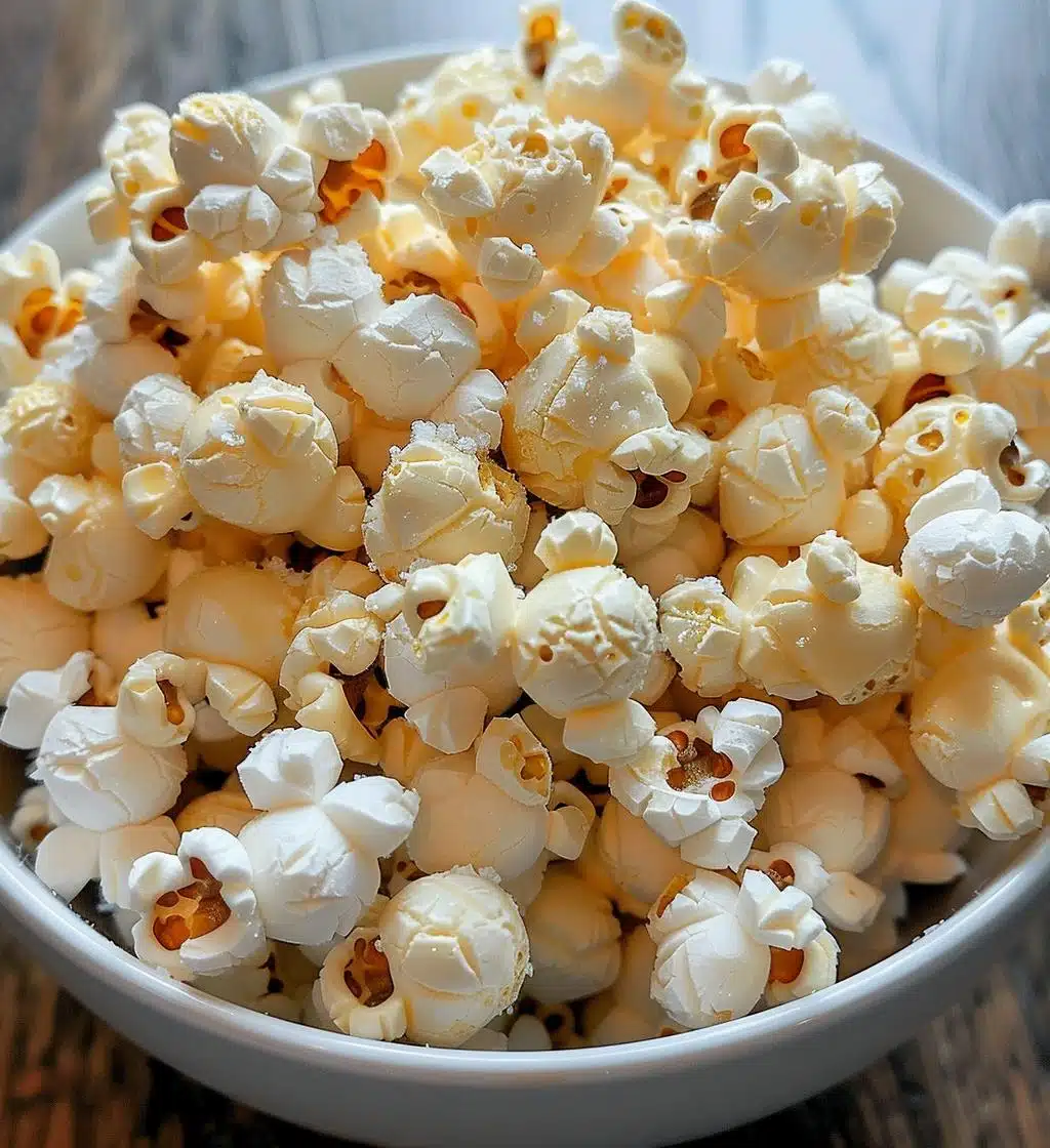White chocolate popcorn