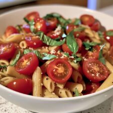 Whole-Wheat Pasta with Tomato Basil: 25-Minute Delight