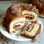 Yule log cake