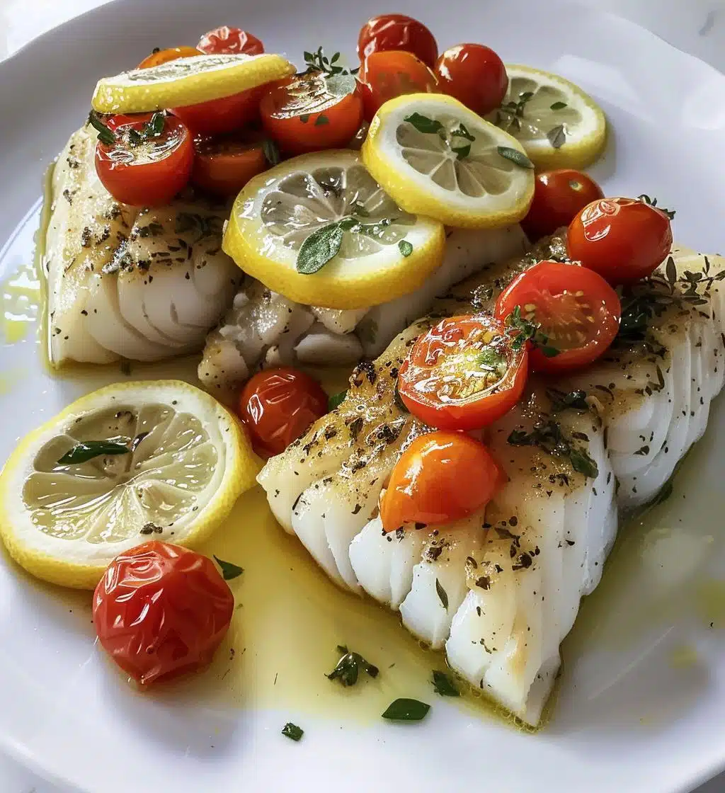 Zesty Baked Cod with Tomatoes - detail 1