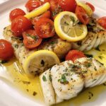 Zesty Baked Cod with Tomatoes