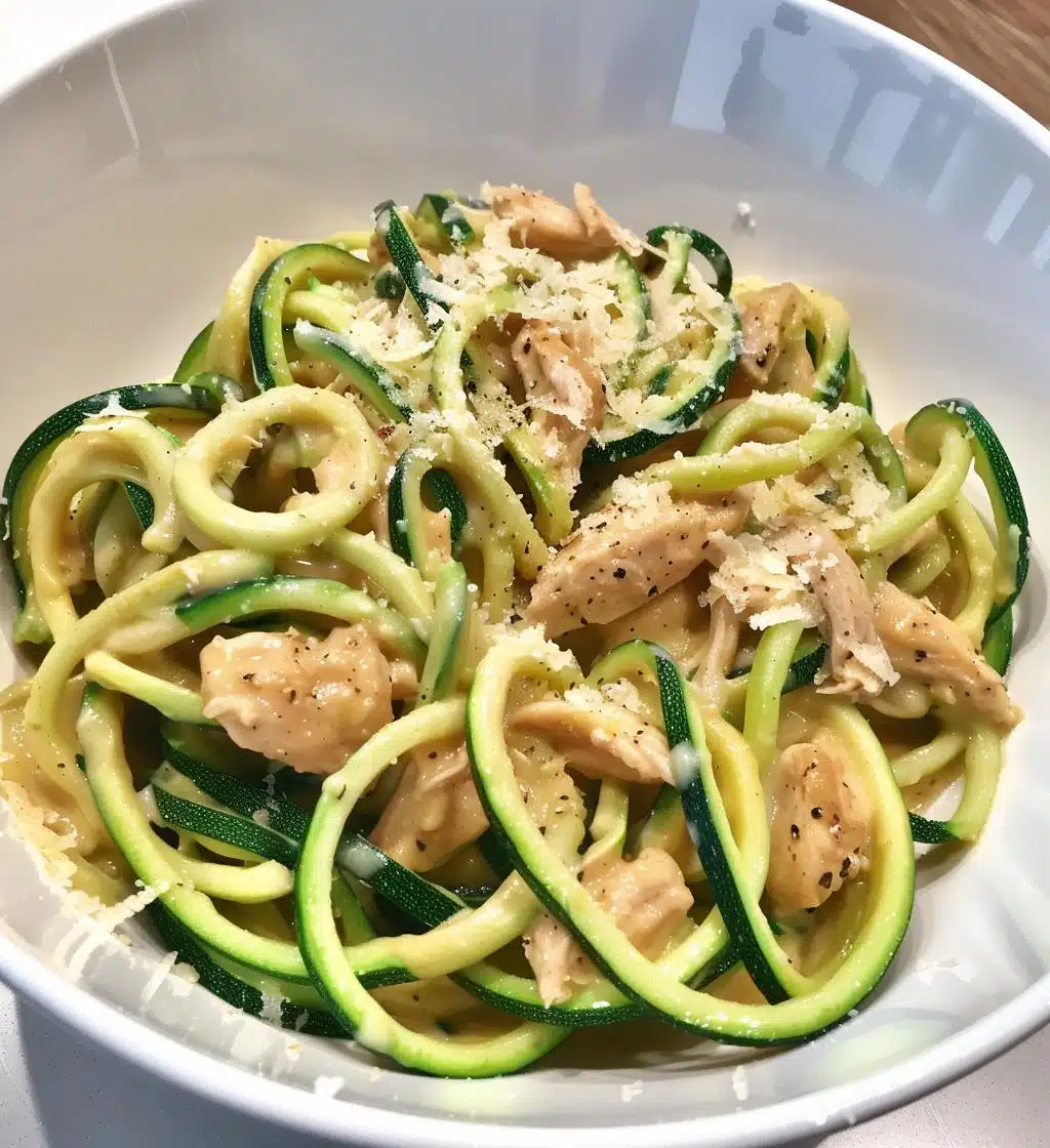 Zucchini Noodle Chicken Alfredo - detail 1