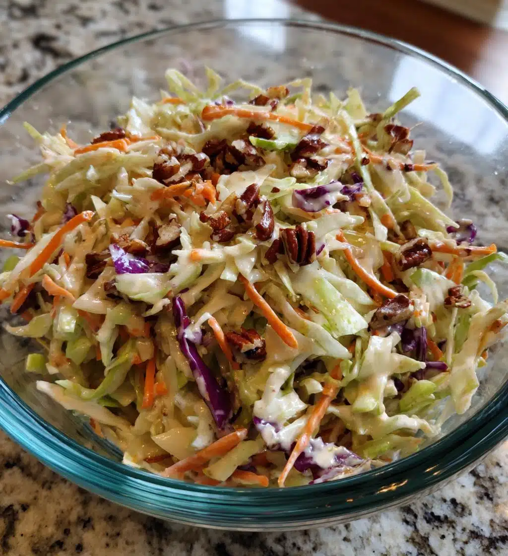 Apple Coleslaw with Pecans - detail 1
