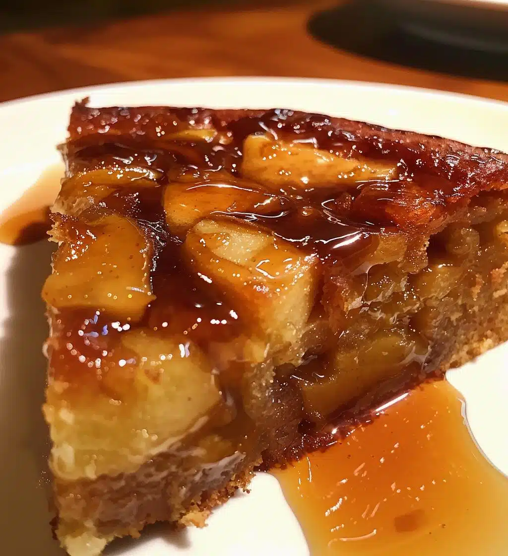 Apple Date Brown Butter Cake with Warm Syrup - detail 1