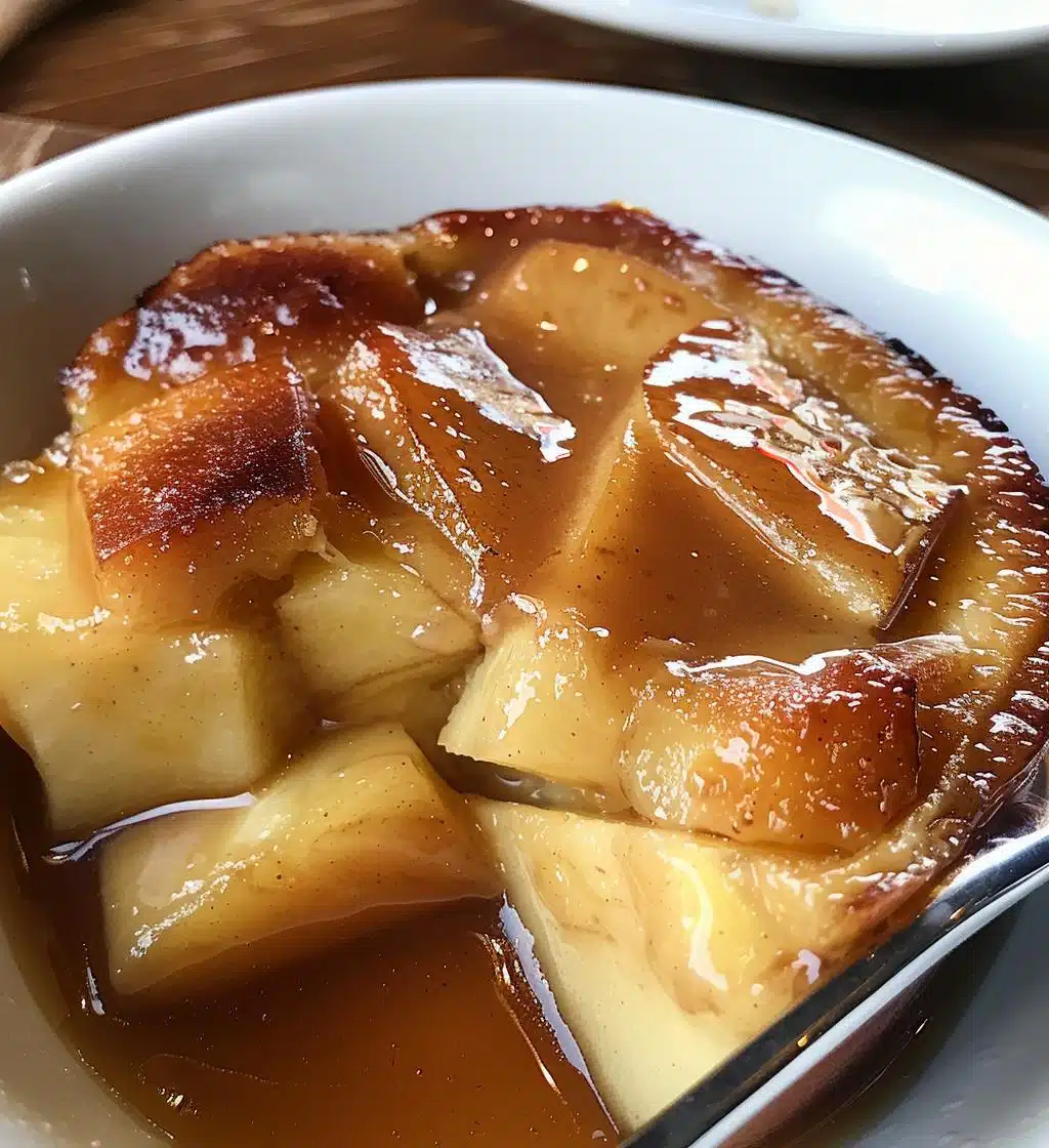 Apple Date Cinnamon Pudding with Creamy Toffee - detail 1