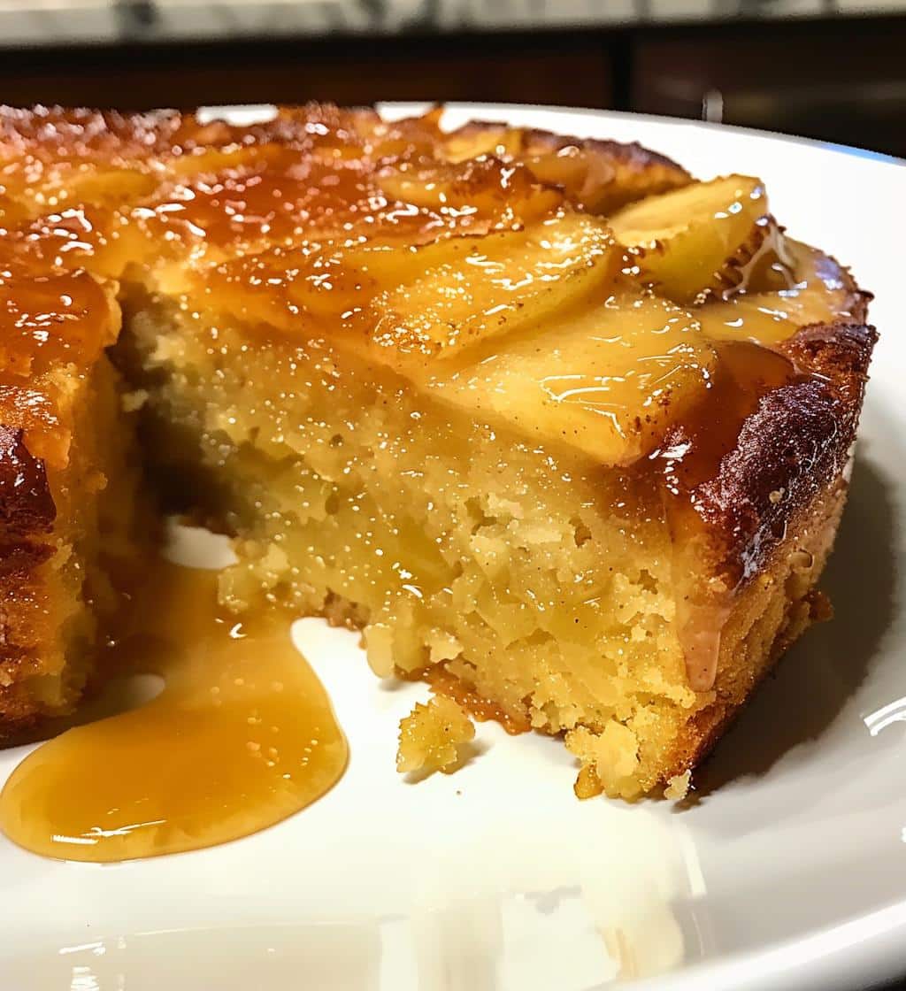 Apple Date Skillet Sponge with Butter Caramel - detail 1