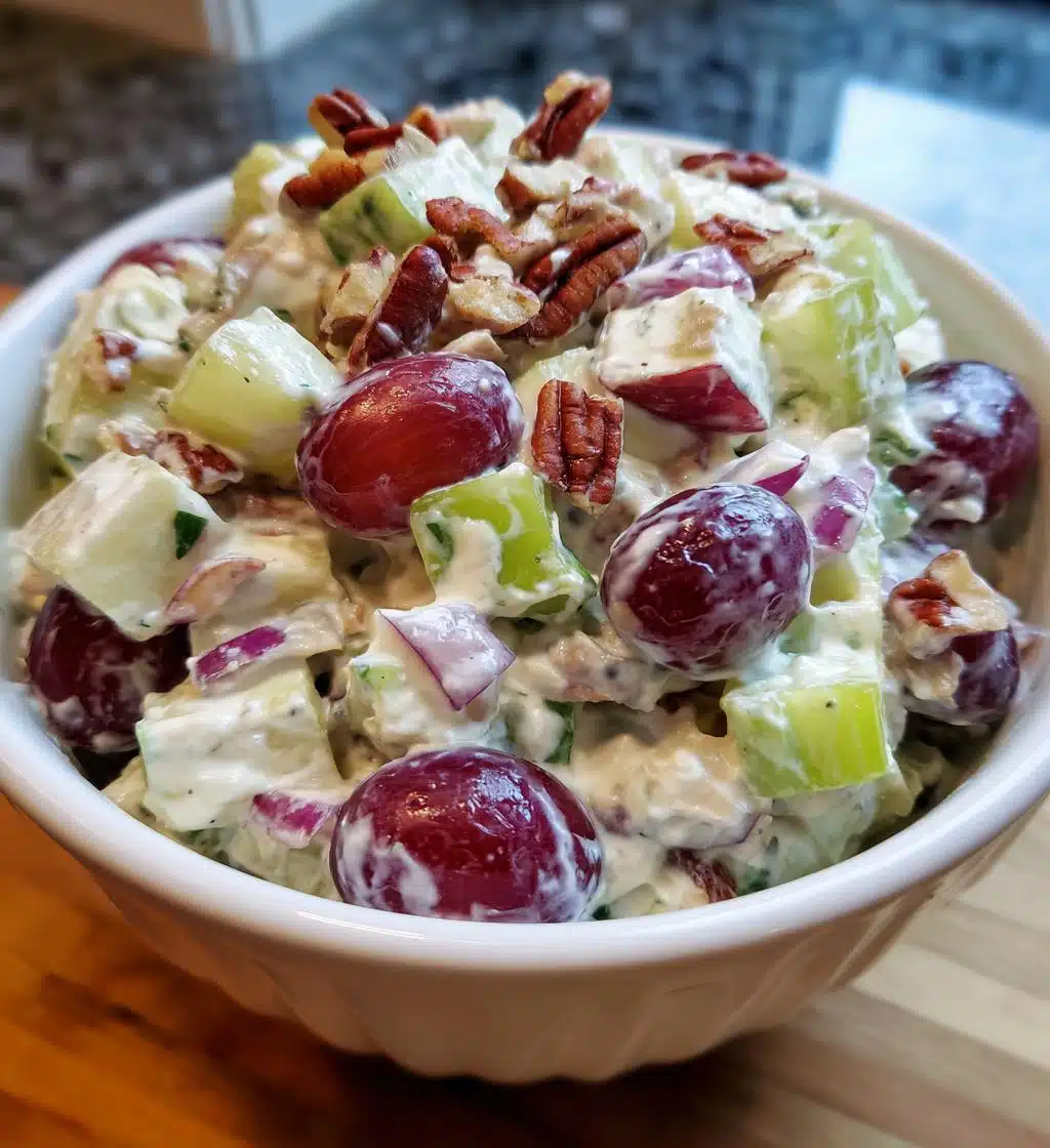 Apple Grape Pecan Salad - detail 1
