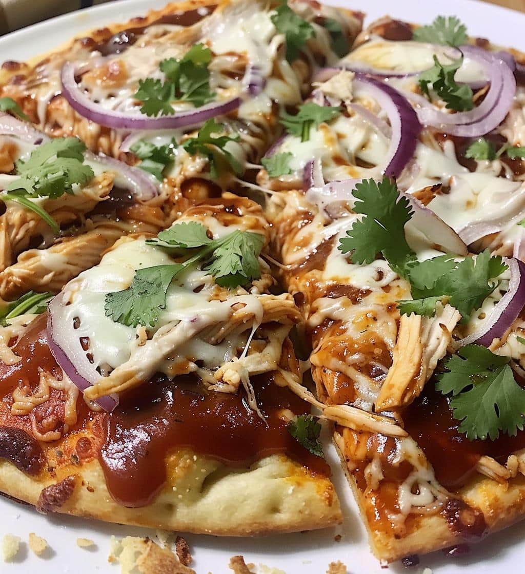 BBQ Chicken Flatbread Pizza