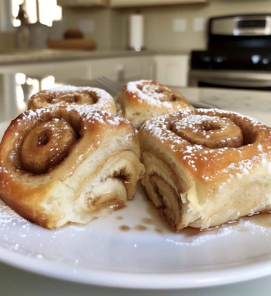 Banana Bread Cinnamon Rolls