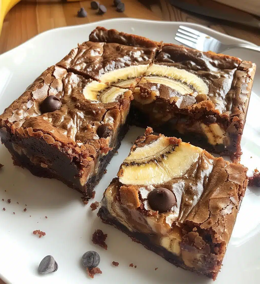 Banana Pudding Brownies