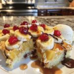 Banana Split Dump Cake