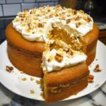 Banana Walnut Cream Cake