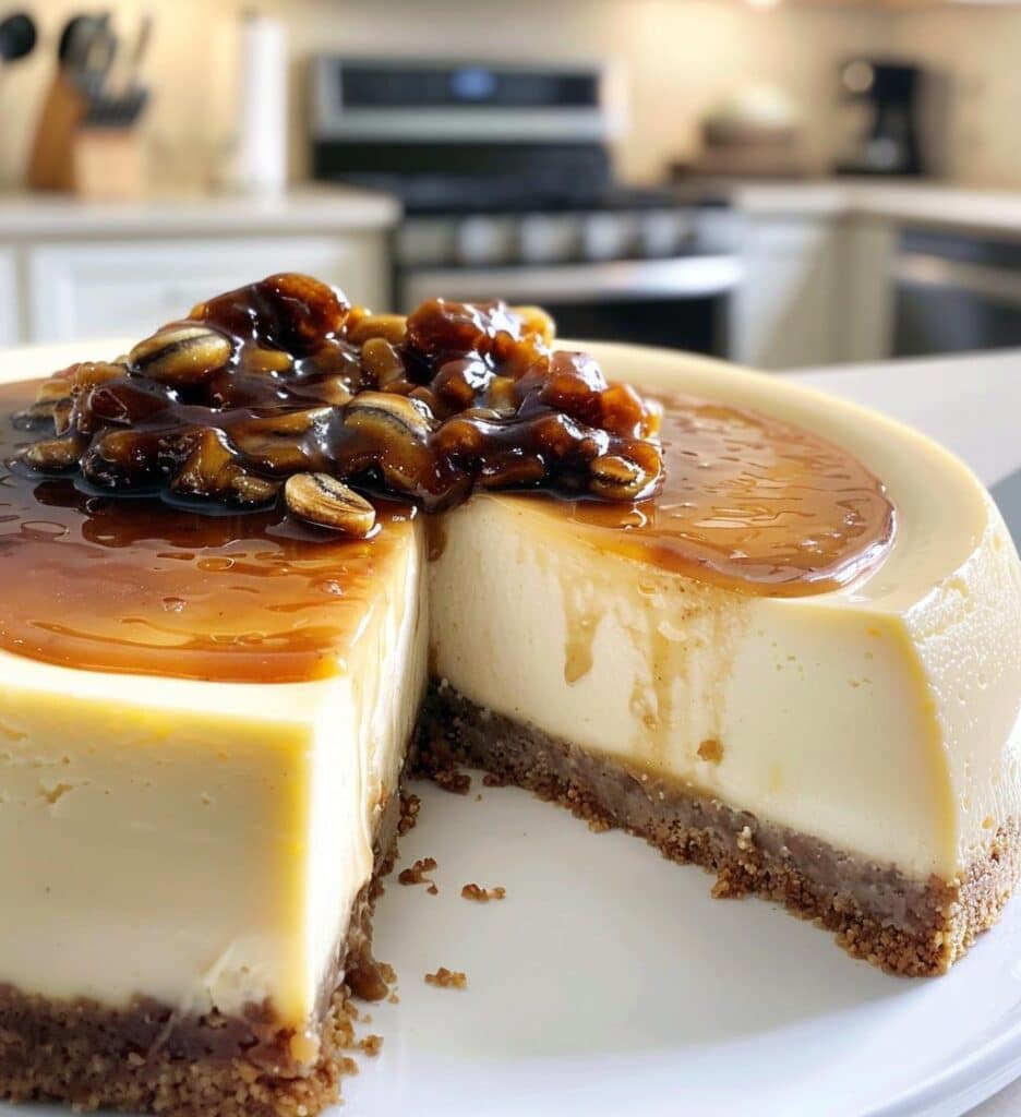 Bananas Foster Cheesecake