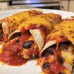 Bean and Cheese Enchiladas