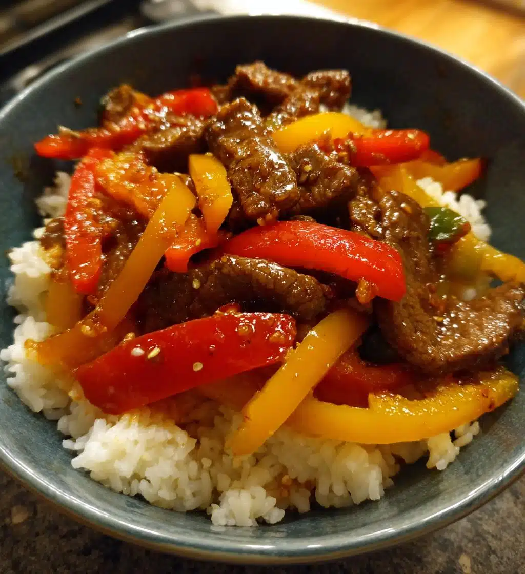 Beef Pepper Rice Bowl - detail 1