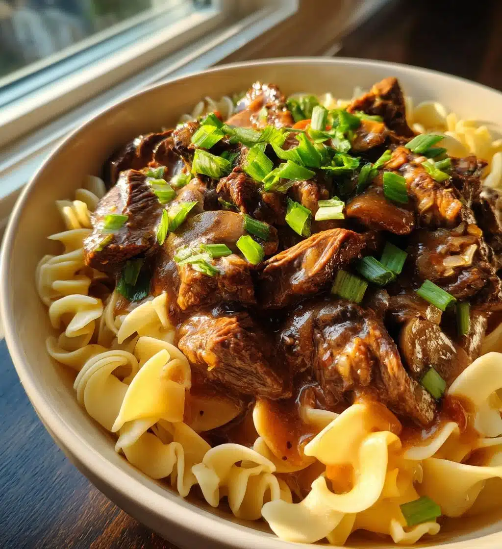Beef Tips and Noodles - detail 1