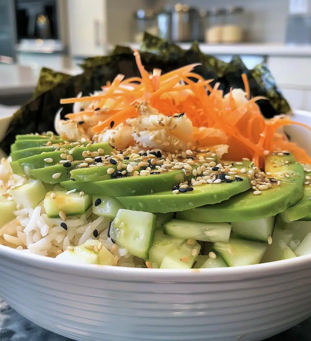 California Roll Sushi Bowls - detail 1