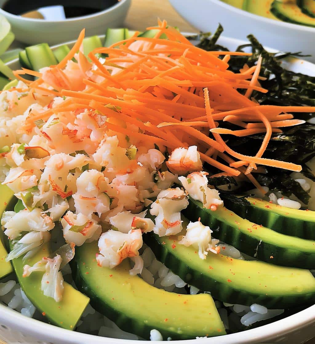 California Roll Sushi Bowls